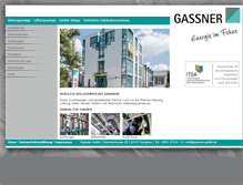 Tablet Screenshot of gassner-gmbh.de